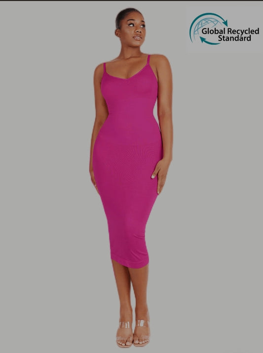 Spaghetti Strap Snatched Shaper Dress