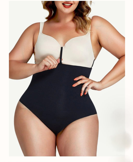 Seamless Slimming Brief with Optional Anti-Roll Bra Clip