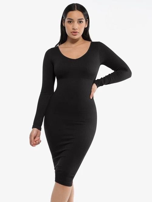 Bodycon Shapewear Sweater Dress