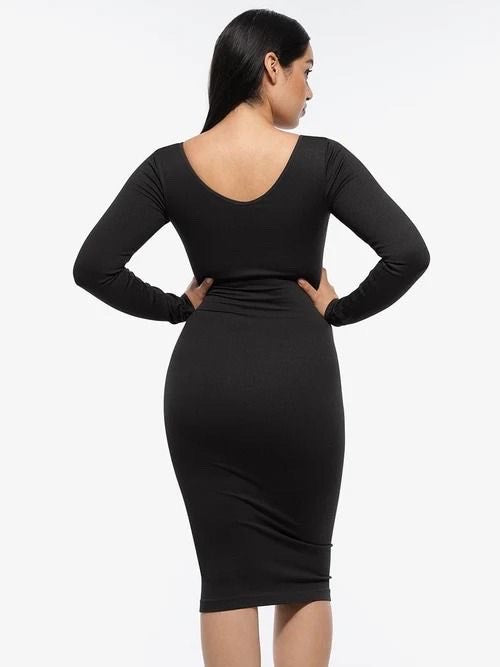 Bodycon Shapewear Sweater Dress